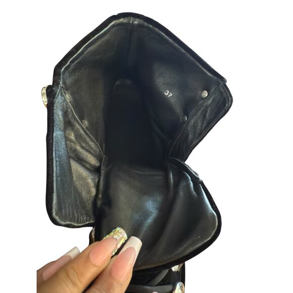 Alexander Wang Sam Lace-up Hook Platform Bootie in Black tone Women's Size 37 - Picture 8 of 11